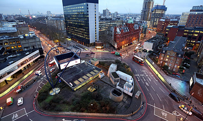 Silicon Roundabout at Old Street