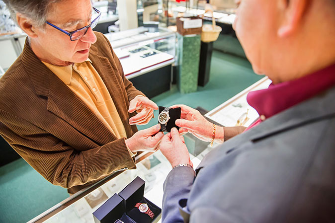 A jeweller in Hatton Garden