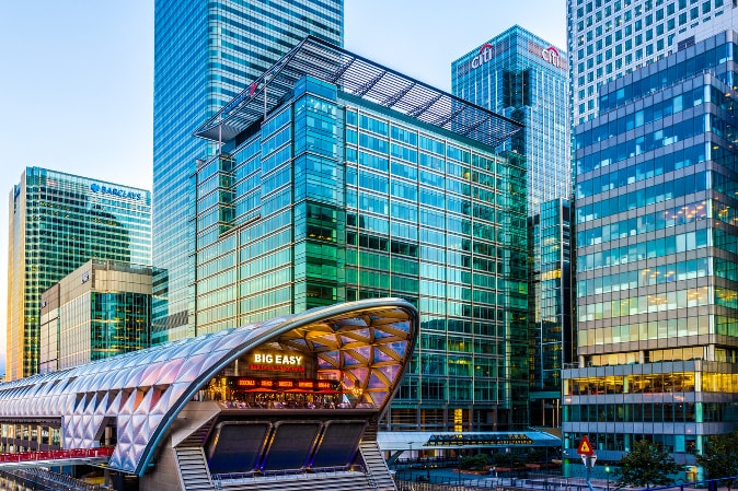 Canary Wharf's Crossrail station